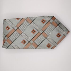 Via Ravenna Geometric Neck‎ Tie 100% Polyester